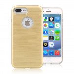 Wholesale iPhone 7 Plus Hard Armor Hybrid Case (Champagne Gold)